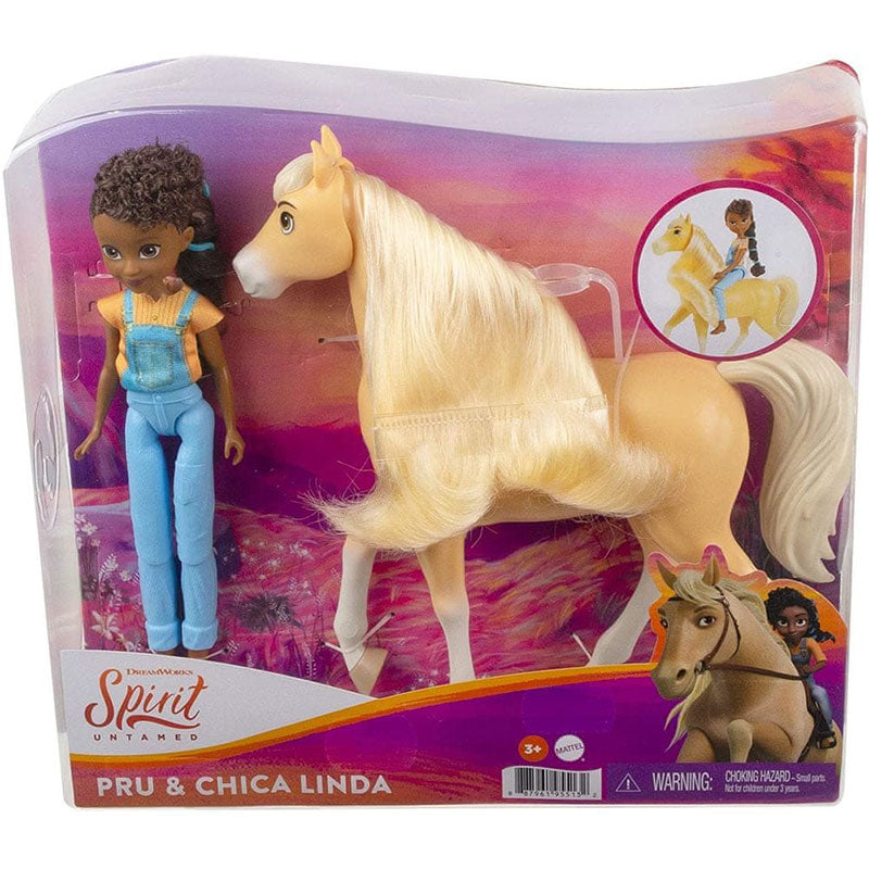 Gxf22 Сет Kукла Chica Linda И Нейният Кон Pru - Играчки - Mattel - BebeMama