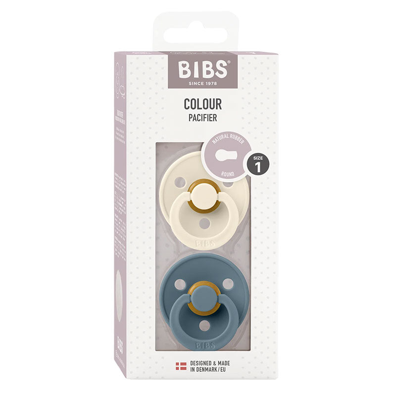 Биберони Colour Ivory/Petrol 0-6 М.2Бр. - Биберони - Bibs - BebeMama