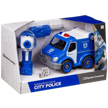 Полицейски Бус Разглоби - Занимателни Играчки - Raya Toys - BebeMama