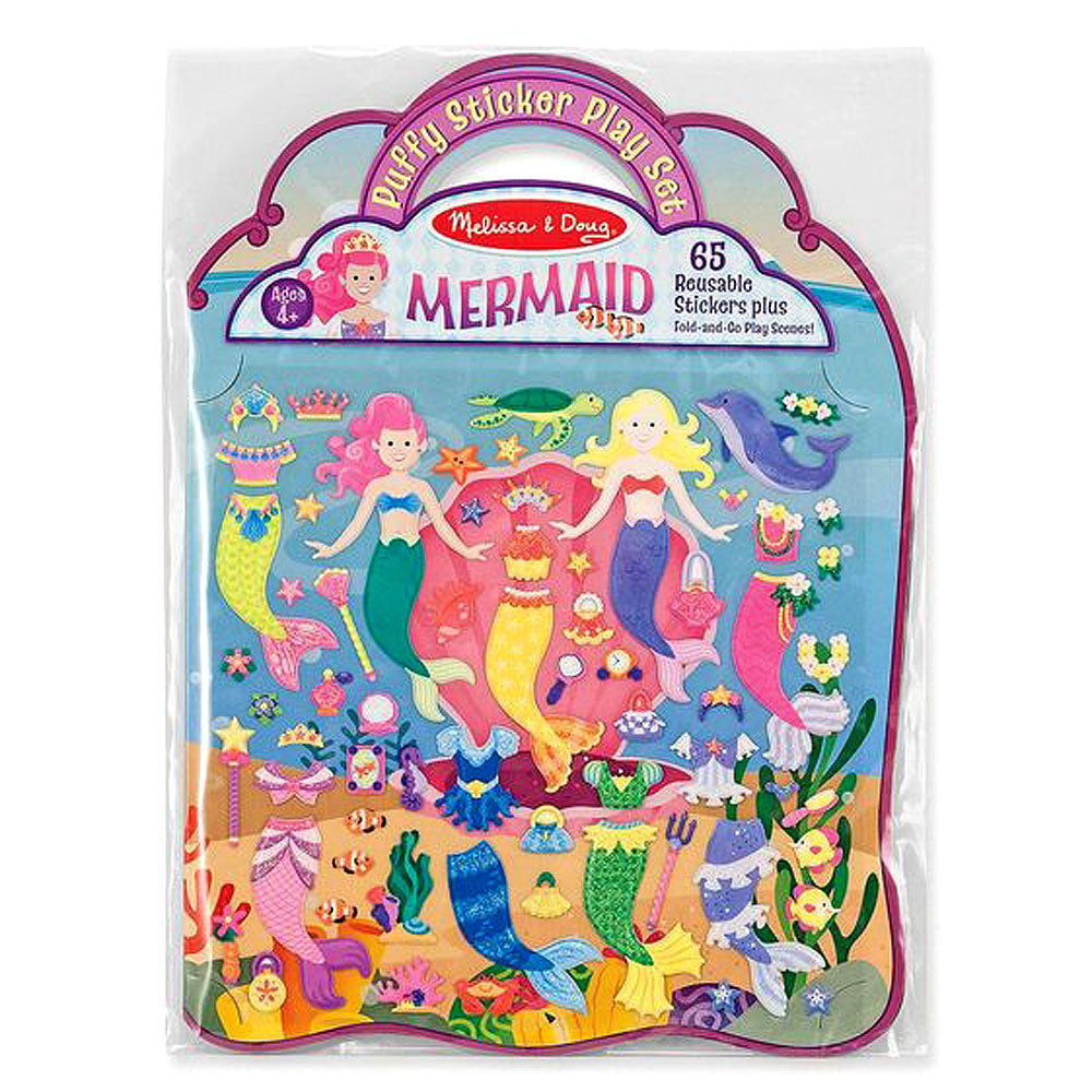Стикери Puffy Русалка - Занимателни Играчки - Melissa And Doug - BebeMama