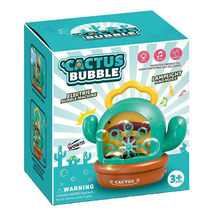 Машина За Сапунени Балони Кактус Зелен - Играчки За Плаж - Raya Toys - BebeMama