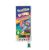 Моливи 6 Цвята С Острилка Bambino Заек --- BebeMama