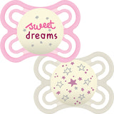 Залъгалка Perfect Night Soother 0M+ 2 Бр. Звезда Луна --- BebeMama