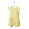 K3796 Гащеризон Sun And Friends Жълт 9-12M/80Cm - Гащеризони - Bebetto - BebeMama