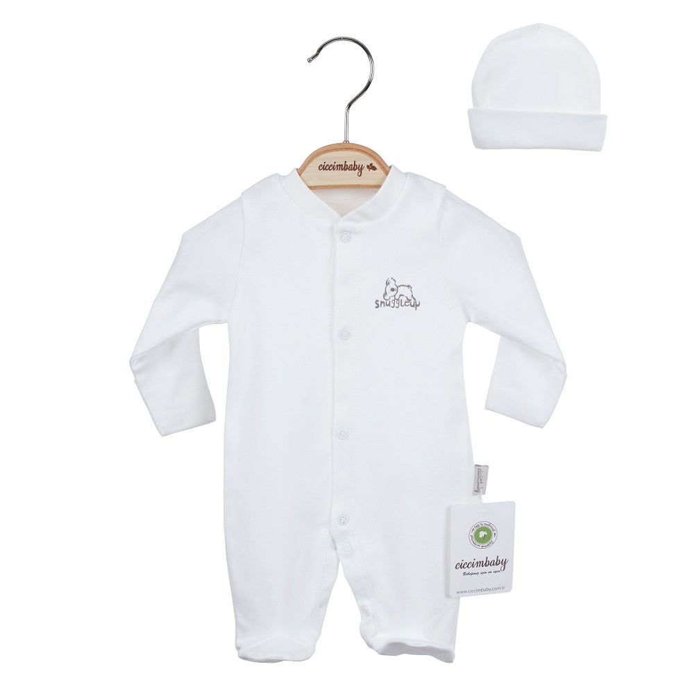 U4744 К-Кт Гащеризон И Шапка Екрю - Гащеризони - Ciccim Baby - BebeMama
