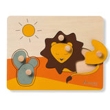 Дървен Пъзел Puzzle N Sort Lion - Пъзели - Hauck - BebeMama