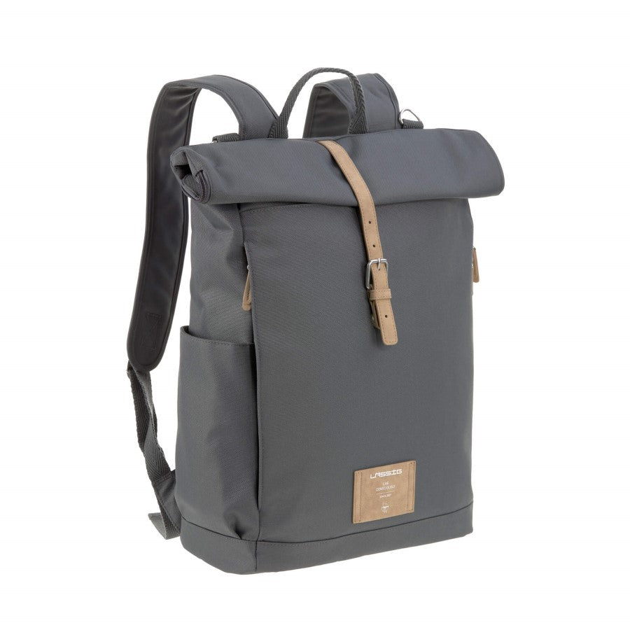 Раница Rolltop Антрацит - Чанти И Раници - Lassig - BebeMama
