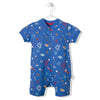 K3793 Гащеризон Sky Ball Син 9-12M/80Cm - Гащеризони - Bebetto - BebeMama