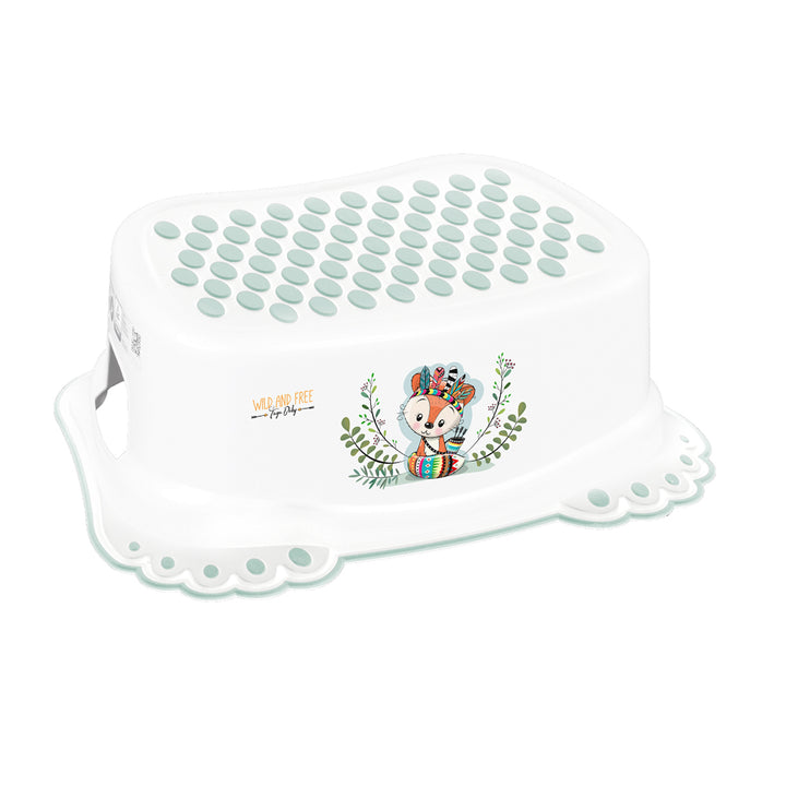 Стъпало С Гумички Fox Бял - Аксесоари За Баня - Tega Baby - BebeMama