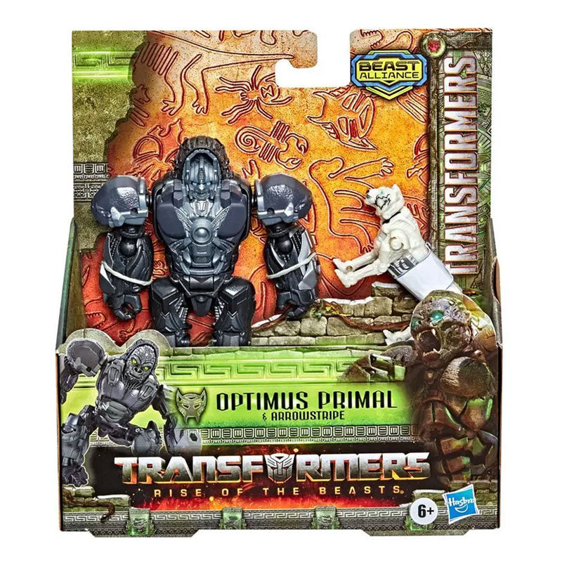 F4611 Фигури 2Бр 15См Optimus Primal&Amp;Arrowstripe - Играчки - Hasbro - BebeMama
