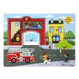 Около Пожарната Пъзел И Звуци - Пъзели - Melissa And Doug - BebeMama