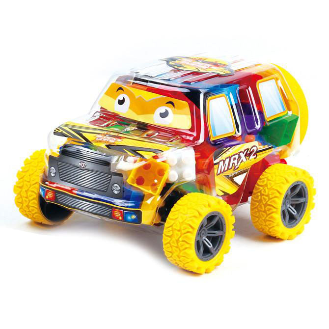 Конструктор В Кола 59Ч. Жълт - Строители, Мозайки И Конструктори - Raya Toys - BebeMama