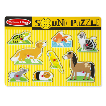 Домашни Любимци Пъзел Със Звуци - Пъзели - Melissa And Doug - BebeMama
