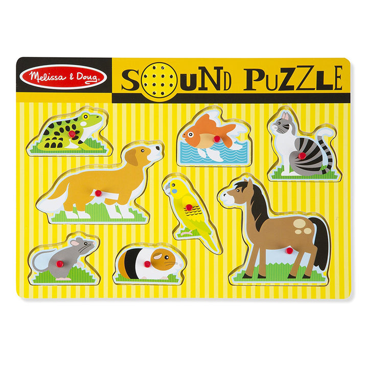Домашни Любимци Пъзел Със Звуци - Пъзели - Melissa And Doug - BebeMama