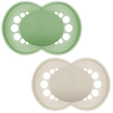Залъгалка Pure Original Solid Зелен 16M+ 2Бр. - Залъгалки - Mam - BebeMama