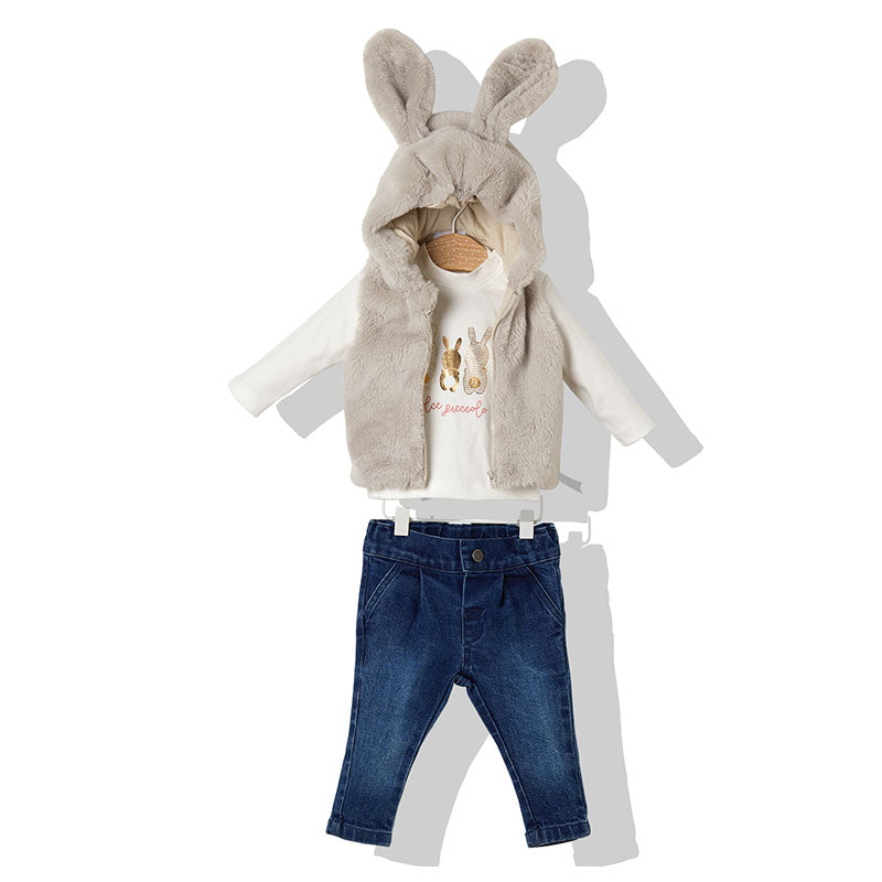 K3595 К-Кт 3Ч. Dolce Piccolo Тъмно Син 92Cm - Комплекти - Bebetto - BebeMama