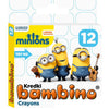 Пастели 12 Цвята Minions - Образователни Игри - St.Majewski - BebeMama