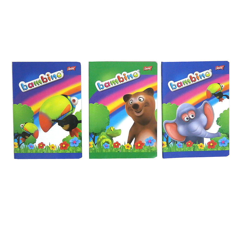 Тетрадка А5 16Л. Тесни Цветни Редове Bambino - Образователни Игри - St.Majewski - BebeMama