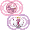 Залъгалка Perfect Soother Розова 6M+ 2 Бр. Водно Конче Еднорог - Залъгалки - Mam - BebeMama