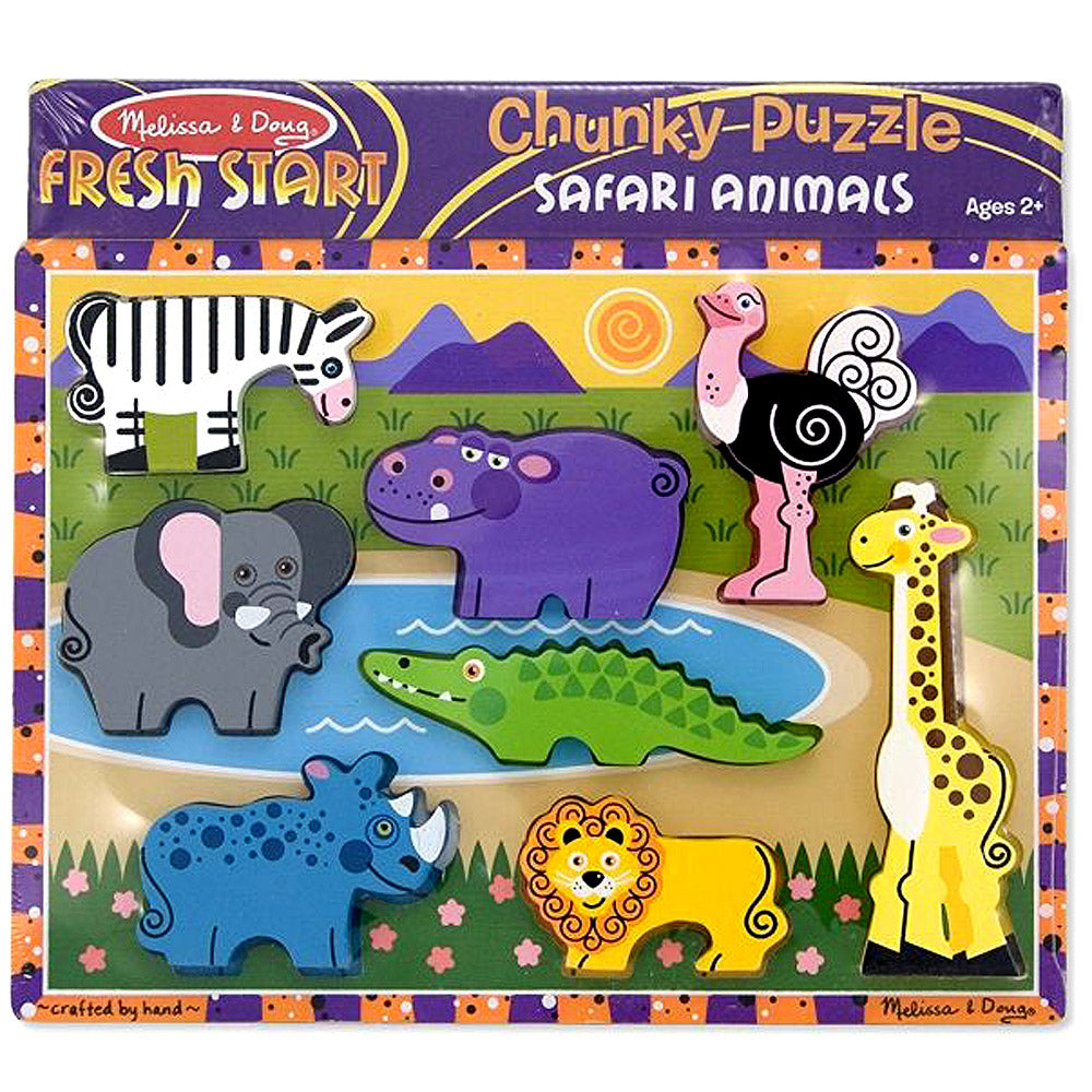 Пъзел Сафари 8Ч. - Пъзели - Melissa And Doug - BebeMama