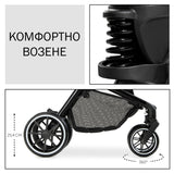 Количка Move So Simply Set Dark Navy Neon --- BebeMama