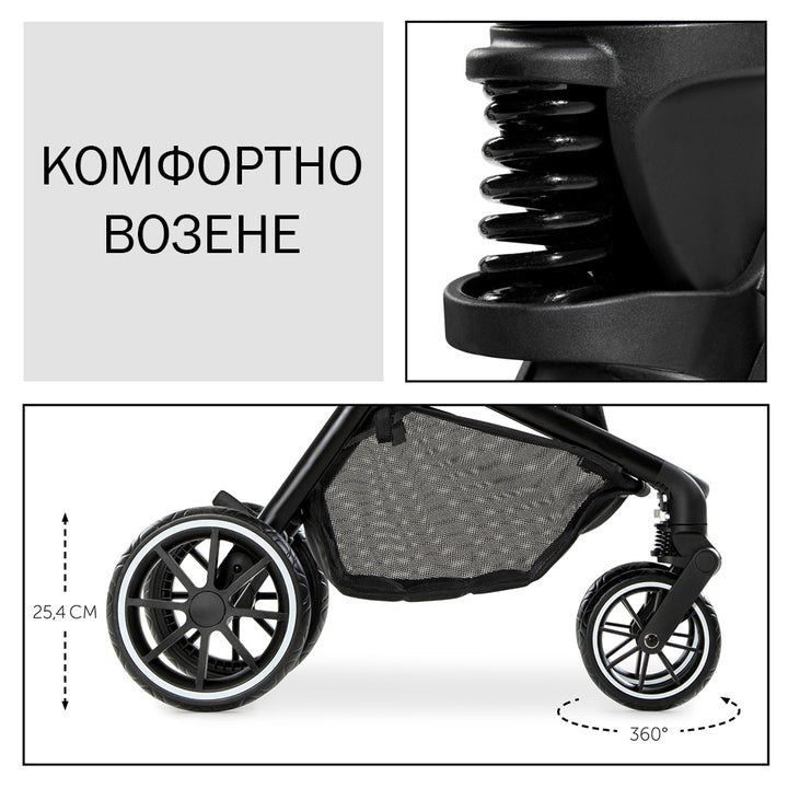 Количка Move So Simply Set Dark Navy Neon -  -  - BebeMama