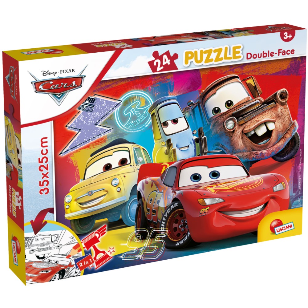 Пъзел 24 Ч.Df M-Plus Cars - Пъзели - Lisciani - BebeMama