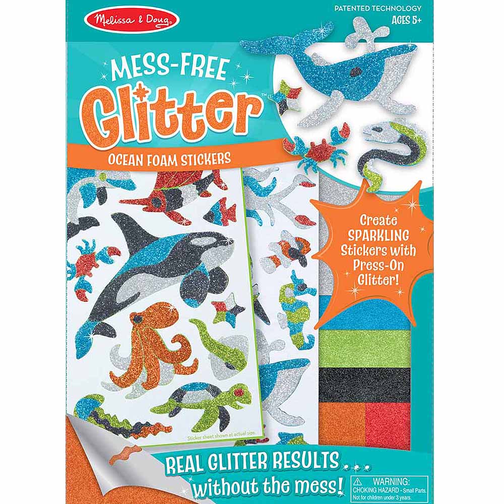 Бляскави Стикери Океан - Играчки - Melissa And Doug - BebeMama