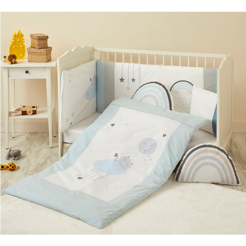 U460 Спален К-Кт 100X150Cm Син - Спални Комплекти - Bebetto - BebeMama