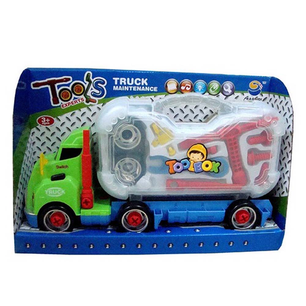 Камионче-Куфар С Инструменти Зелен - Инструменти - Raya Toys - BebeMama