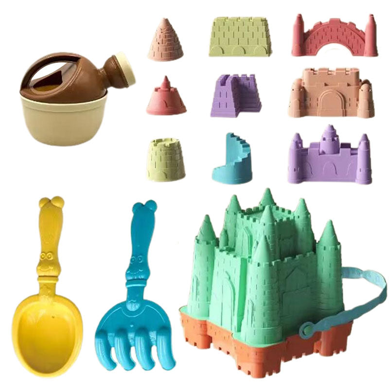 Комплект За Пясък Замък Мента - Играчки За Плаж - Raya Toys - BebeMama