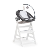 Шезлонг Alpha Bouncer Deluxe Melange Grey --- BebeMama