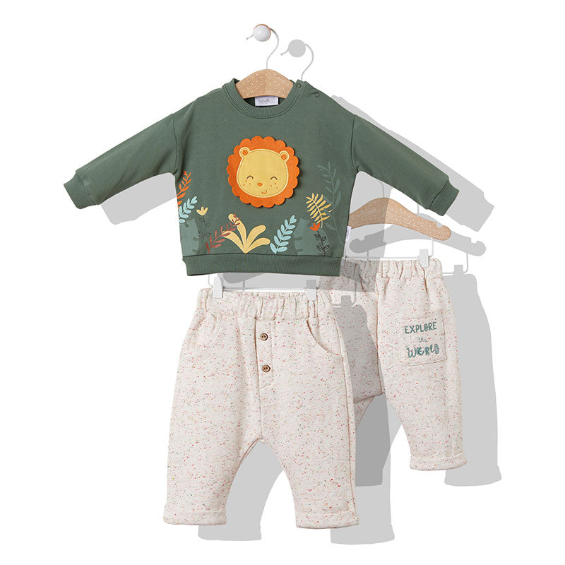 K3586 К-Кт Lion King Зелен 80Cm - Комплекти - Bebetto - BebeMama