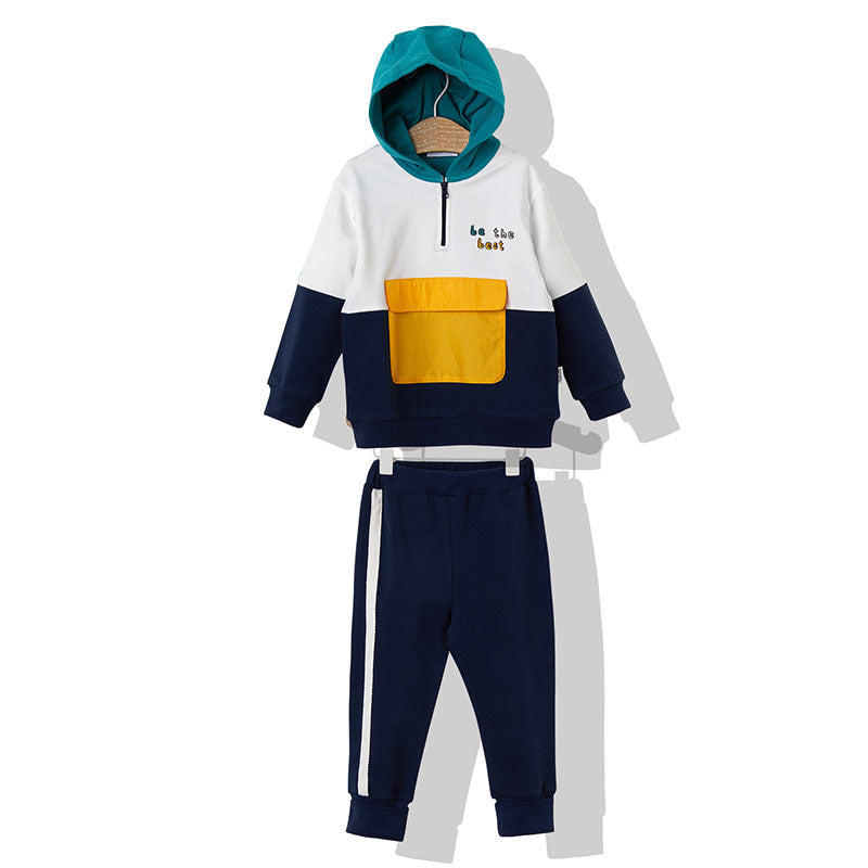 K3662 Анцуг Bestie Тъмно Син 92Cm - Комплекти - Bebetto - BebeMama