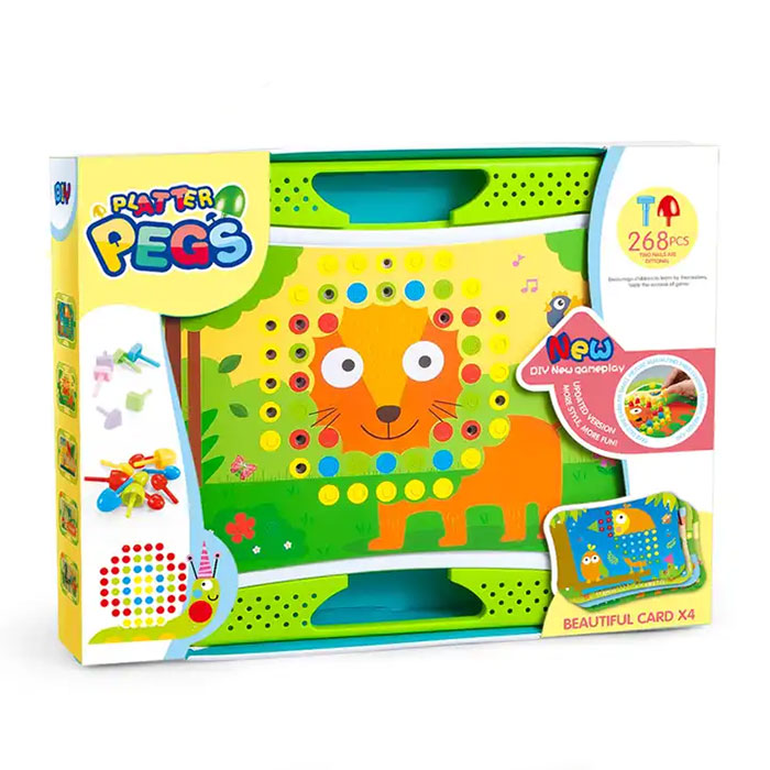 Мозайка 4 Картини 268 Части Животни - Строители, Мозайки И Конструктори - Raya Toys - BebeMama