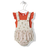 K3732 Гащеризон 2Ч. Hungry Bunny 6-9M/74Cm - Гащеризони - Bebetto - BebeMama