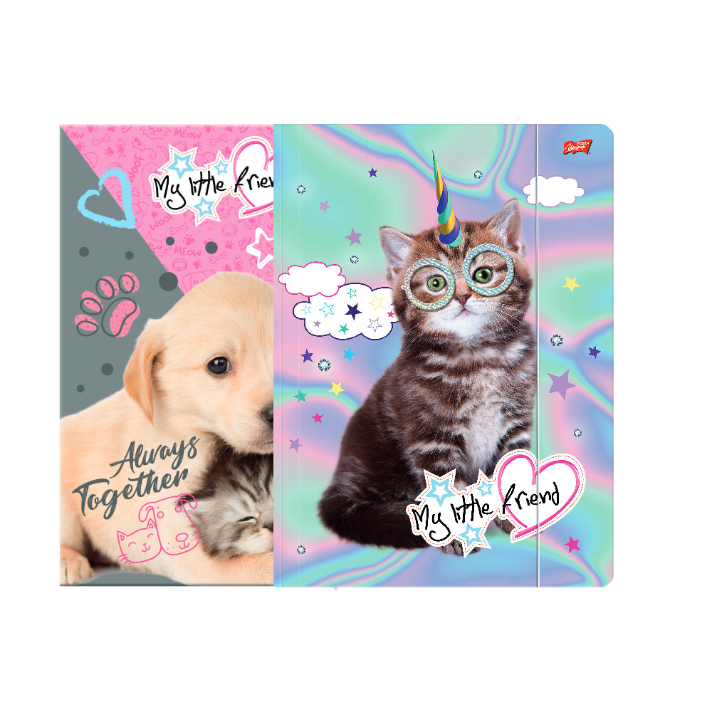Папка С Ластик My Little Friend A4 Куче И Котка - Образователни Игри - St.Majewski - BebeMama