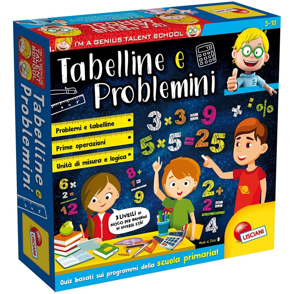 Малък Гений Таблици И Проблеми - Занимателни Играчки - Lisciani - BebeMama