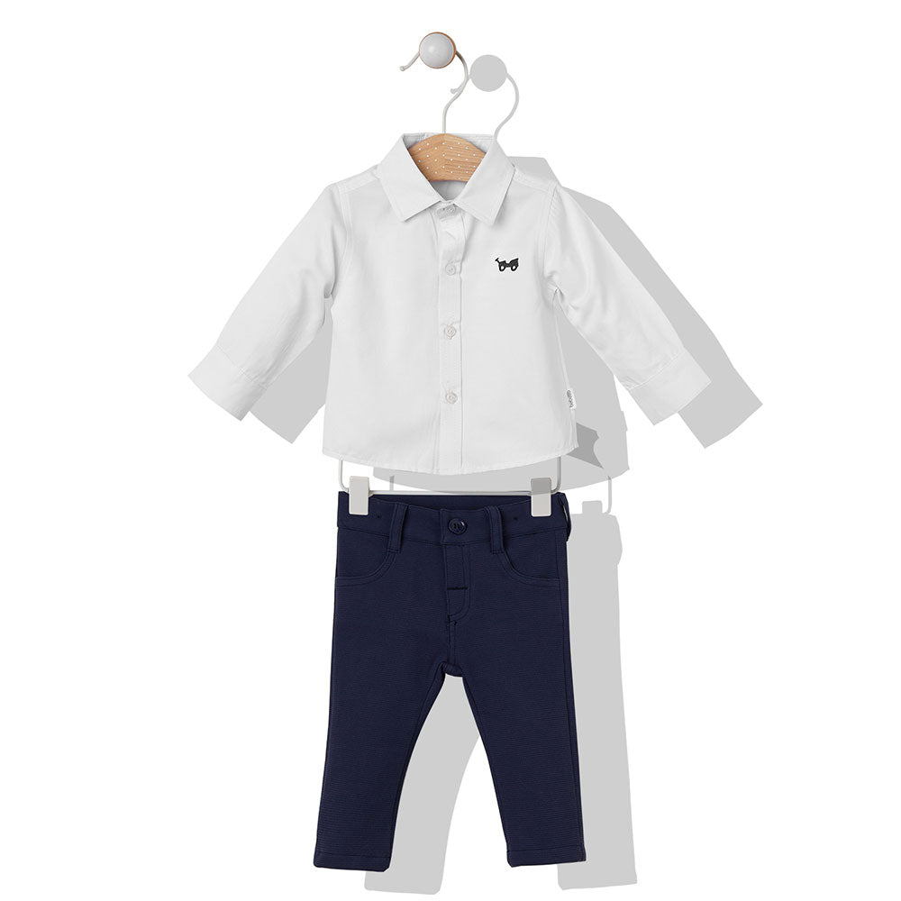 K3685 К-Кт 2Ч. Boutique Тъмно Син 98Cm - Комплекти - Bebetto - BebeMama