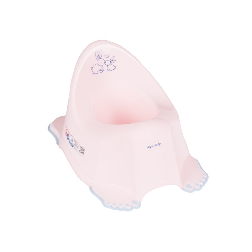 Гърне С Гумички Little Bunnies Розово - Гърнета - Tega Baby - BebeMama