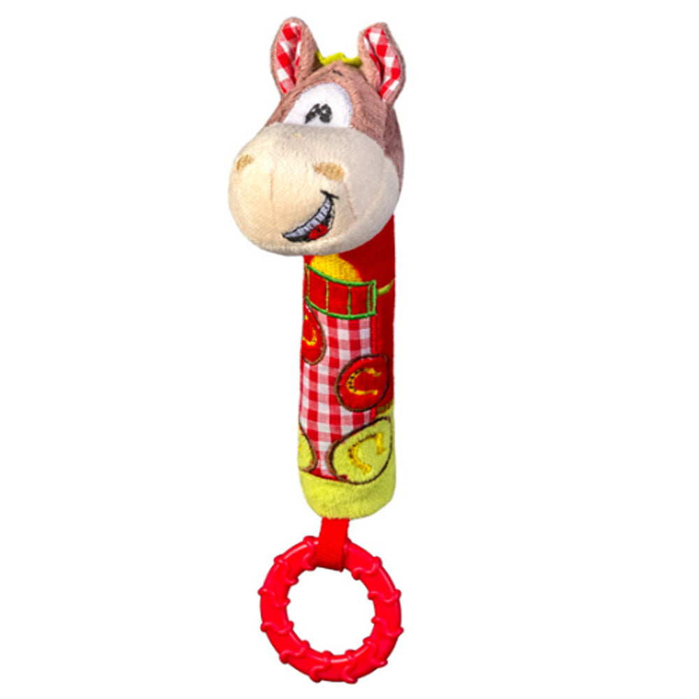 Писукаща Играчка С Гризалка Кон - Меки Играчки - Babyono - BebeMama