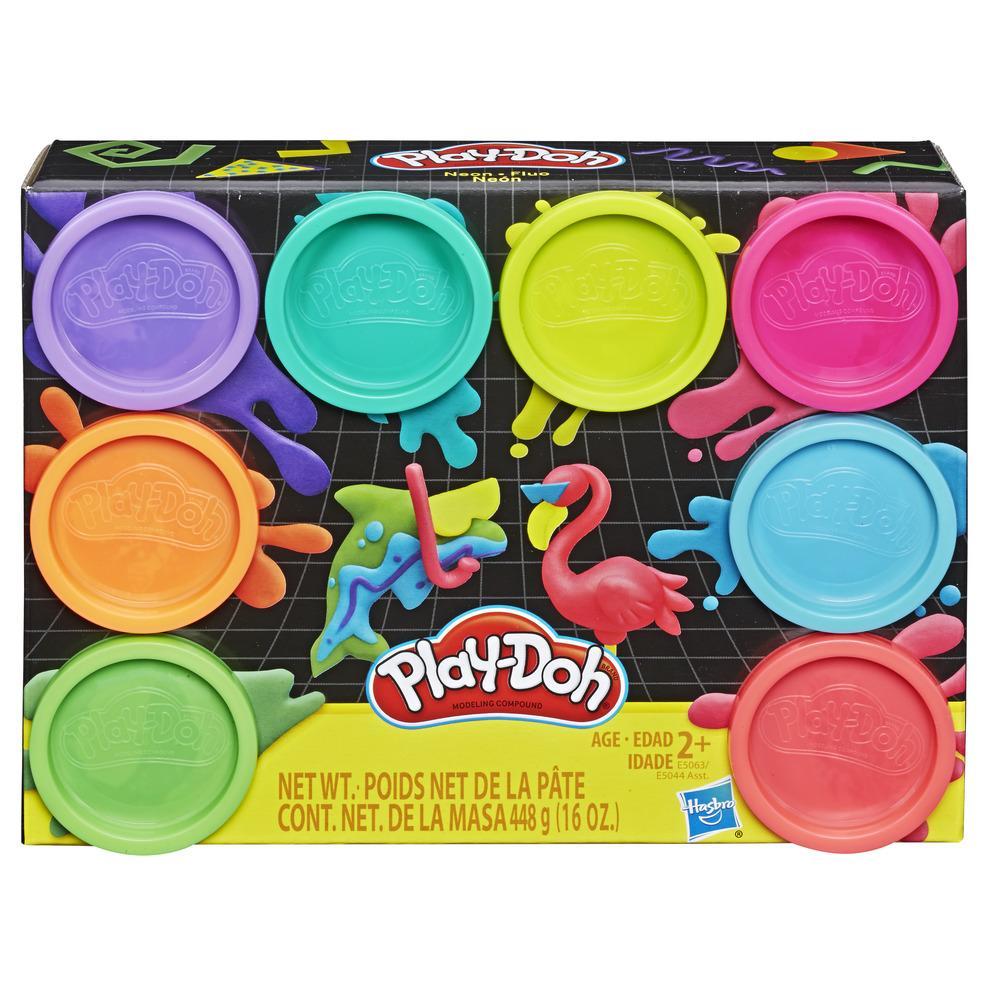 E5063 Комплект Моделини 8 Броя Neon - Умения И Творчество - Hasbro - BebeMama