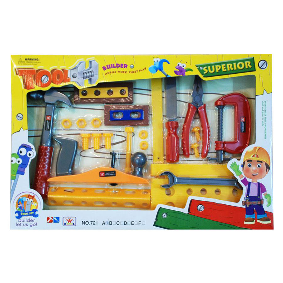 Комплект Инструменти 721A - Професии За Малки И Големи - Raya Toys - BebeMama