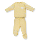 F1250 К-Кт 2 Ч. Baby Couple Yellow 0-1M/56Cm - Комплекти - Bebetto - BebeMama