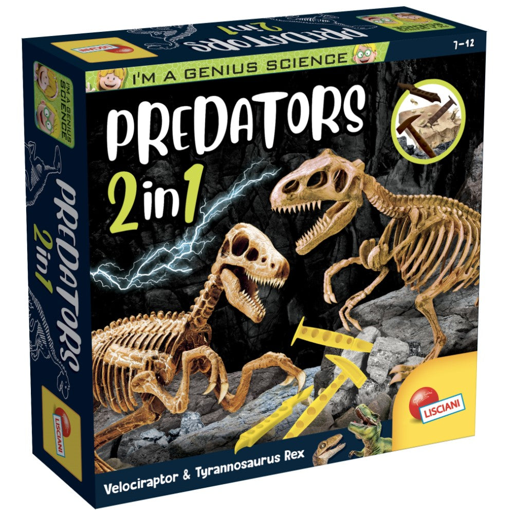 Малък Гений Супер Комплект Pчервенators 2 В 1 - Занимателни Играчки - Lisciani - BebeMama