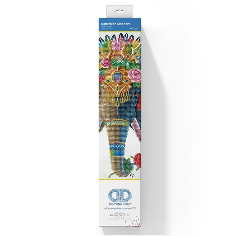 Диамантен Гоблен Bohemian Elephant - Аксесоари За Стая - Diamond Dotz - BebeMama