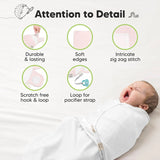 Антистрес Пелени За Повиване Organic 0-3 Месеца 3Бр Розови KeaBabies --- BebeMama