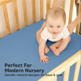 Чаршаф И Протектор 2В1 Protect+ 60Х120См 2 Броя Син/Сив Keababies --- BebeMama