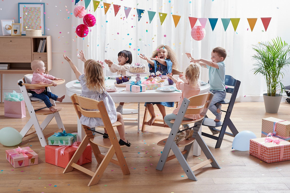 Столче За Хранене Kinderkraft Enock Бяло --- BebeMama