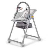 Столче За Хранене Kinderkraft Lastree Сиво --- BebeMama